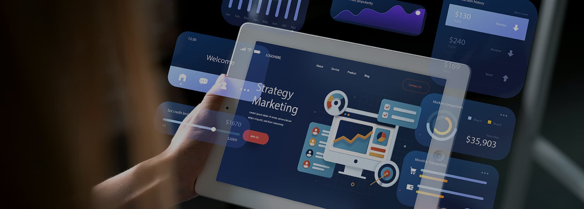 Flutter Intro Background